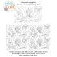 Swirly Paisley End-to-End Quilting Design | Machine Embroidery Designs by JuJu