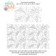 Vegas Feathers End-to-End Quilting Design | Machine Embroidery Designs by JuJu