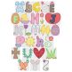 Easter Applique Alphabet | Machine Embroidery Designs by JuJu