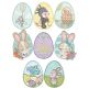 Easter Egg Scenes Applique Machine Embroidery Designs by JuJu 