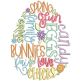 Easter Subway Art Machine Embroidery Designs by JuJu