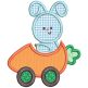 Easter Vroom Applique 3 Machine Embroidery Designs by JuJu 