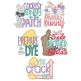 Easter Word Art 8 Machine Embroidery Designs by JuJu
