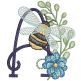 Elegant Bee Alphabet | Machine Embroidery Designs by JuJu