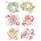 Elegant Christmas Motifs 2 Machine Embroidery Designs by JuJu