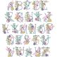 Elegant Dragonfly Alphabet | Machine Embroidery Designs by JuJu