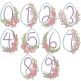 Elegant Easter Egg Numbers | Machine Embroidery Designs by JuJu