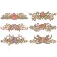 Elegant Floral Borders | Machine Embroidery Designs by JuJu