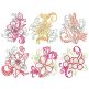 Elegant Floral Motifs 2 Machine Embroidery Designs by JuJu