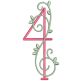 Esmerelda Numbers | Machine Embroidery Designs by JuJu