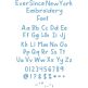 Ever Since New York Embroidery Font | Machine Embroidery Designs by JuJu