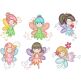 Fairy Friends Applique Machine Embroidery Designs by JuJu 