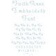 Faith Anne Embroidery Font | Machine Embroidery Designs by JuJu