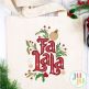 Fa La La Word Art Embroidery Design | Design by JuJu 