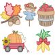 Fall Applique | Machine Embroidery Designs by JuJu