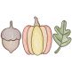 Fall Trios | Machine Embroidery Designs by JuJu