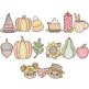 Fall Trios | Machine Embroidery Designs by JuJu