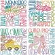 Family Subway Art 4 | Machine Embroidery Designs by JuJu