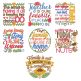 Family Word Art 1 Machine Embroidery Designs By JuJu
