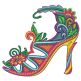 Fancy Footwear Filled Machine Embroidery Designs By JuJu