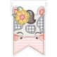 Farm Animal Flags Girls Applique Machine Embroidery Designs by JuJu 