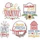 Farm Fresh 8 | Machine Embroidery Designs by JuJu
