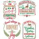Farm Fresh Christmas 12 | Machine Embroidery Designs by JuJu