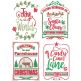 Farm Fresh Christmas 14 | Machine Embroidery Designs by JuJu