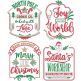 Farm Fresh Christmas 19 | Machine Embroidery Designs by JuJu