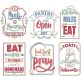 Farm Fresh Kitchen 2 Digital Machine Embroidery Designs by JuJu