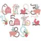 Farmhouse Numbers | Machine Embroidery Designs by JuJu