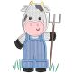 Farming Animals Applique Machine Embroidery Designs by JuJu 