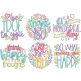Feel Good Word Art 1 Machine Embroidery Designs by JuJu