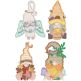 Festive Gnomes Applique 1 | Machine Embroidery Designs by JuJu