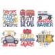 First Responders Word Art Machine Embroidery Designs by JuJu
