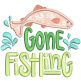 Fishing Word Art Machine Embroidery Designs By JuJu