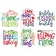 Fishing Word Art Machine Embroidery Designs By JuJu
