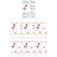 Flamingo Birth Announcement Template Machine Embroidery Designs by JuJu