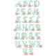 Flirty Flower Applique Alphabet Machine Embroidery Designs By JuJu