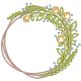 Floral Laurel Wreaths 2 | Machine Embroidery Designs by JuJu