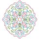 Floral Mandalas Colorwork 1 Machine Embroidery Designs by JuJu