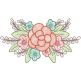 Floral Sprays Sketch 1 Digital Embroidery Designs by JuJu