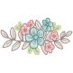 Floral Sprays Sketch 2 | Machine Embroidery Designs by JuJu