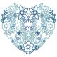 Flowering Hearts | Machine Embroidery Designs by JuJu