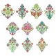 Folk Art Floral Machine Embroidery Designs by JuJu