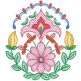 Folk Art Floral Motifs 2 Machine Embroidery Designs by JuJu