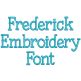 Frederick Font | Machine Embroidery Designs by JuJu