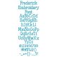 Frederick Font | Machine Embroidery Designs by JuJu