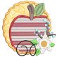 Fresh Apples Digital Machine Embroidery Designs by JuJu