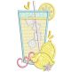 Fresh Lemonade | Machine Embroidery Designs by JuJu